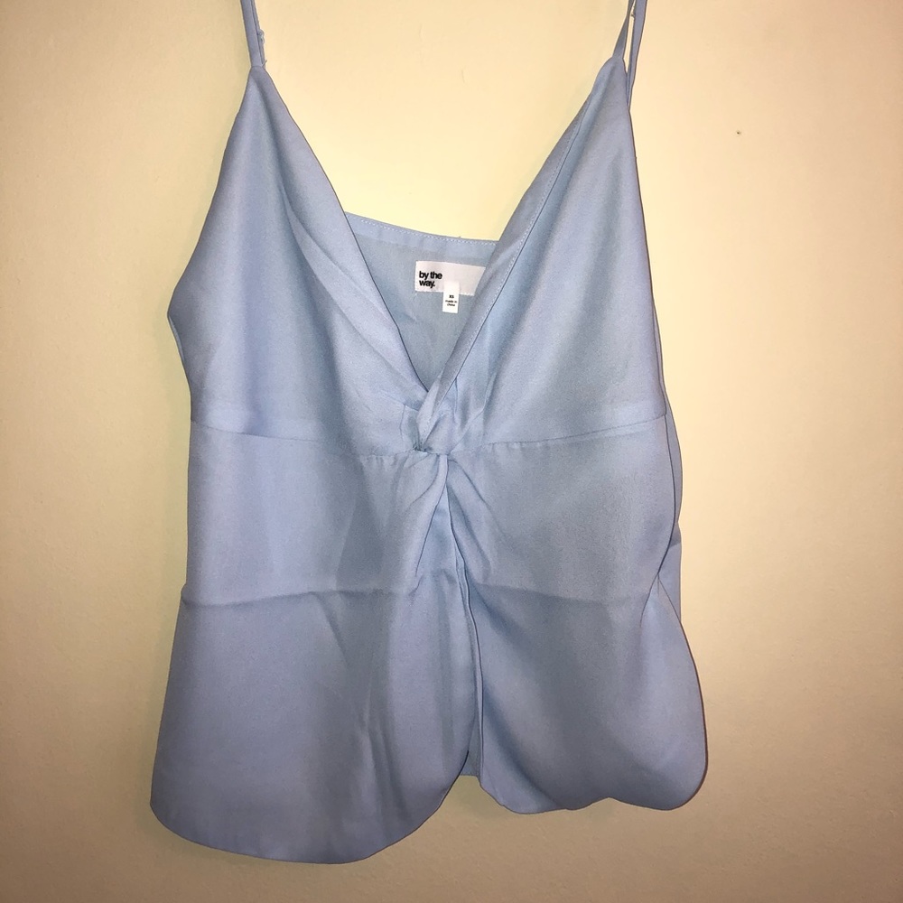 By the way blue tank top, NWT size small